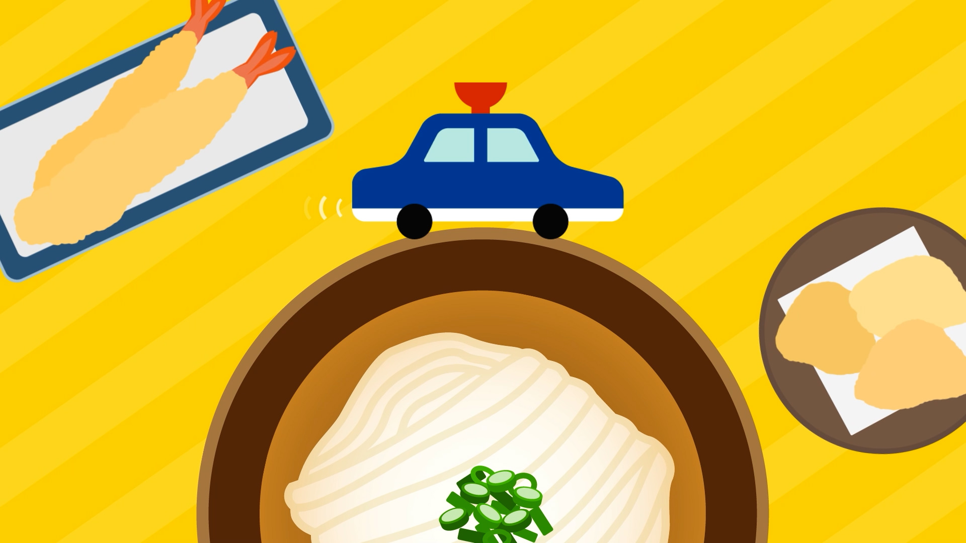 うどんタクシーチャンネル　オープニング